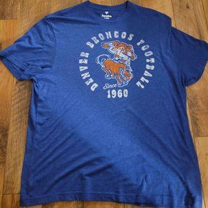 Denver Broncos Fanatics Throwback T-Shirt.